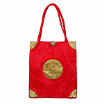 Tasche aus Seide, mit Glückssymbol, Handtaschen, Asiatisch, 6590